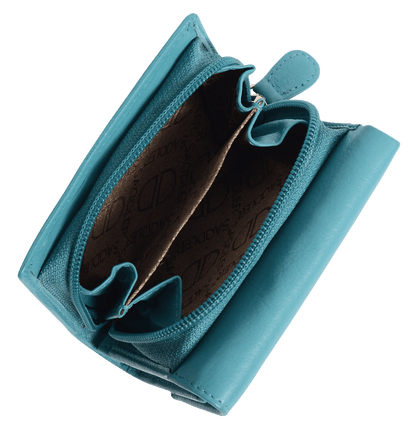 Carla RFID Leather Trifold Purse