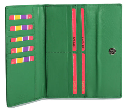 Claire RFID Leather Trifold Purse