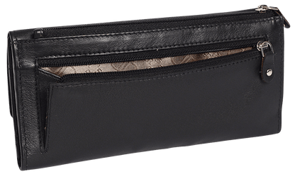 Claire RFID Leather Trifold Purse