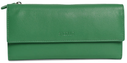 Claire RFID Leather Trifold Purse