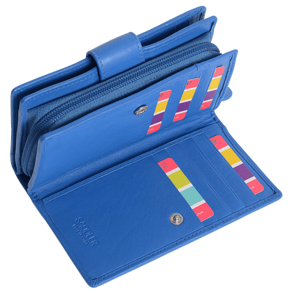Georgie RFID Leather Double-Sided Purse