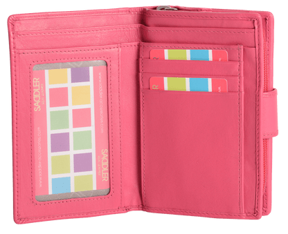 Georgie RFID Leather Double-Sided Purse