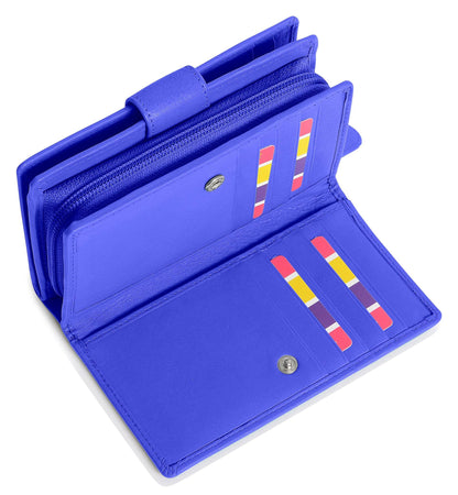 Georgie RFID Leather Double-Sided Purse