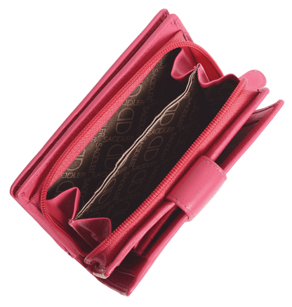 Georgie RFID Leather Double-Sided Purse
