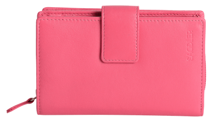 Georgie RFID Leather Double-Sided Purse