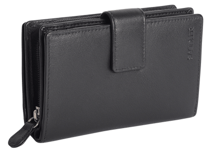 Georgie RFID Leather Double-Sided Purse