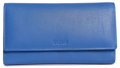 Grace RFID Leather Multi-Section Purse