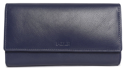 Grace RFID Leather Multi-Section Purse