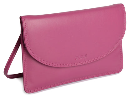 Isabelle RFID Leather Slimline Crossbody Bag