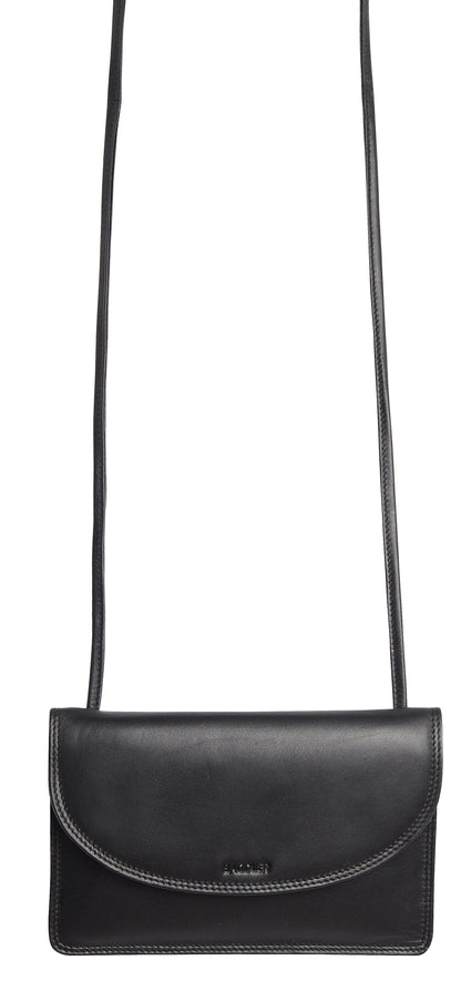 Isabelle RFID Leather Slimline Crossbody Bag