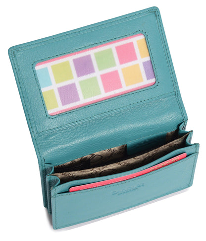 Jessica RFID Leather Card Holder
