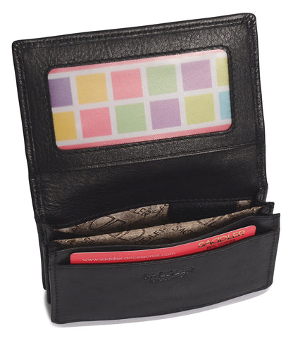 Jessica RFID Leather Card Holder