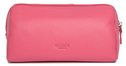 Megan RFID Leather Cosmetic Bag