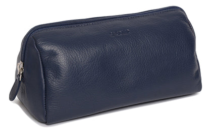 Megan RFID Leather Cosmetic Bag