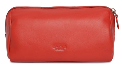 Megan RFID Leather Cosmetic Bag