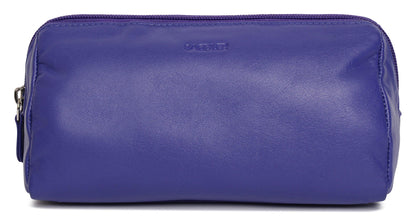 Megan RFID Leather Cosmetic Bag