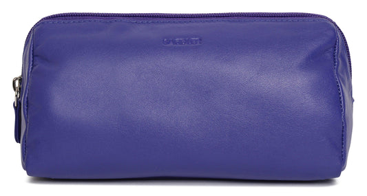 Megan RFID Leather Cosmetic Bag