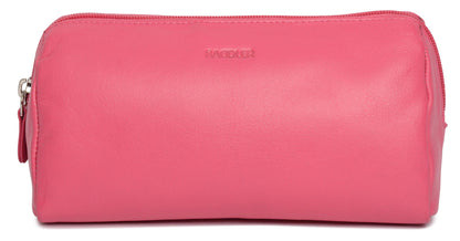 Megan RFID Leather Cosmetic Bag