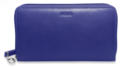 Sophia RFID Leather Zip Around Purse