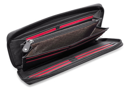 Sophia RFID Leather Zip Around Purse