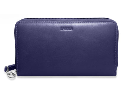 Sophia RFID Leather Zip Around Purse