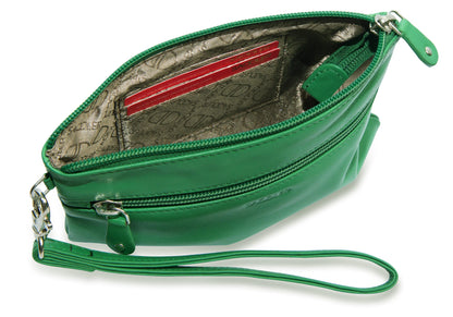 Scarlett RFID Leather Mini Clutch