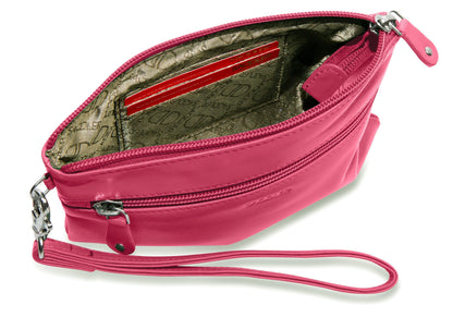 Scarlett RFID Leather Mini Clutch