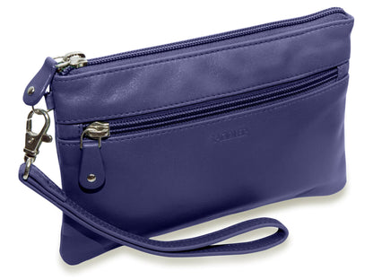 Scarlett RFID Leather Mini Clutch