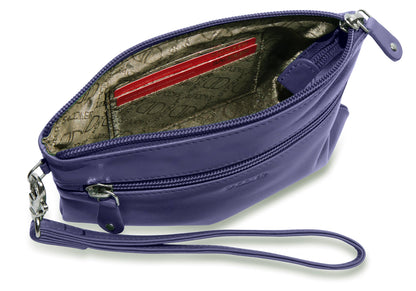 Scarlett RFID Leather Mini Clutch