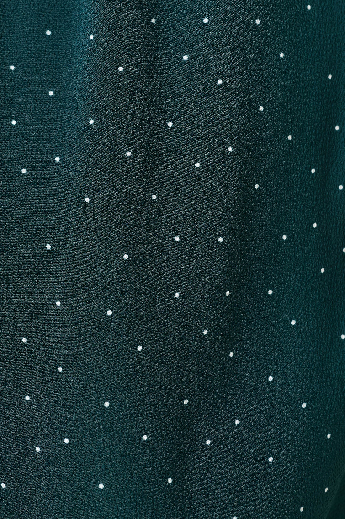 Saro Micro Dot Dark Green Bias Midi Skirt - Bascora