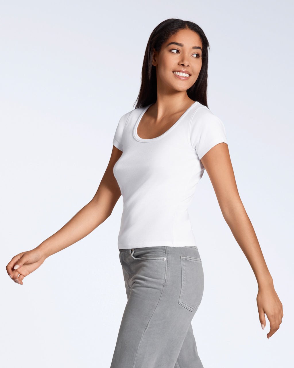 Scoop Neck Organic T-Shirt - Bascora