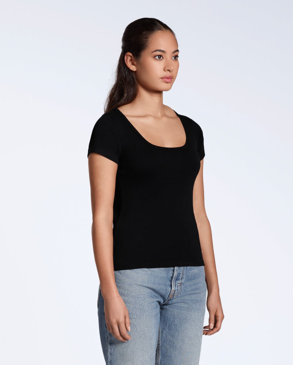 Scoop Neck Organic T-Shirt - Bascora