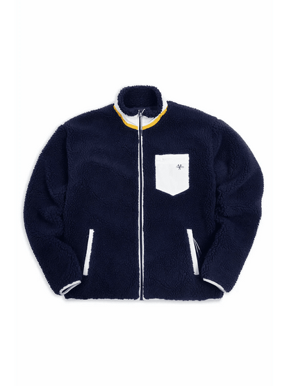 Sherpa Fleece – Dark Navy - Bascora