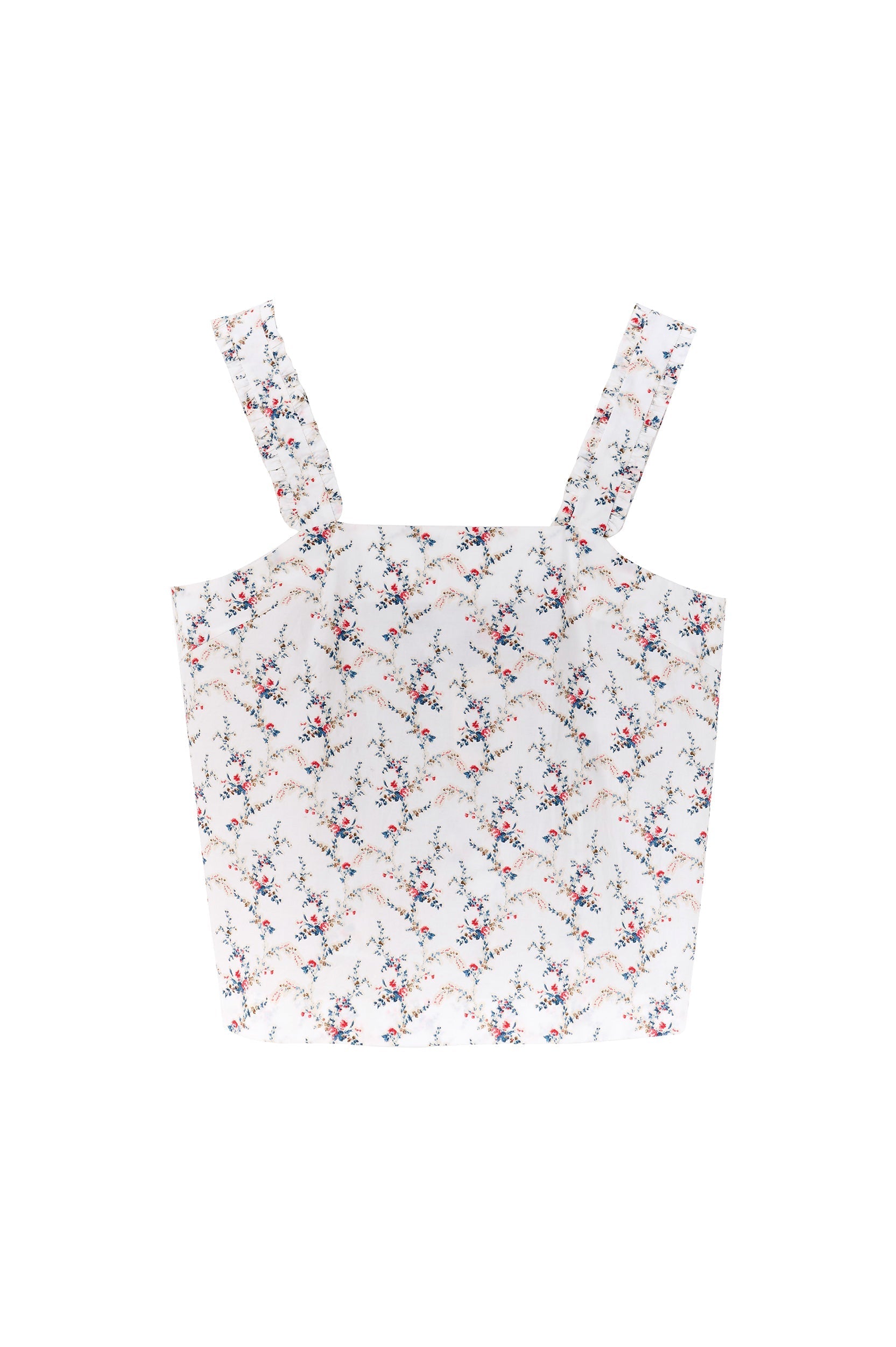 Siena Regency Print Strappy Tie Back Top - Bascora