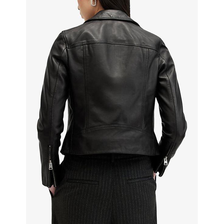 Slim-Fit Leather Jacket for Women - Bascora