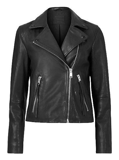 Slim-Fit Leather Jacket for Women - Bascora