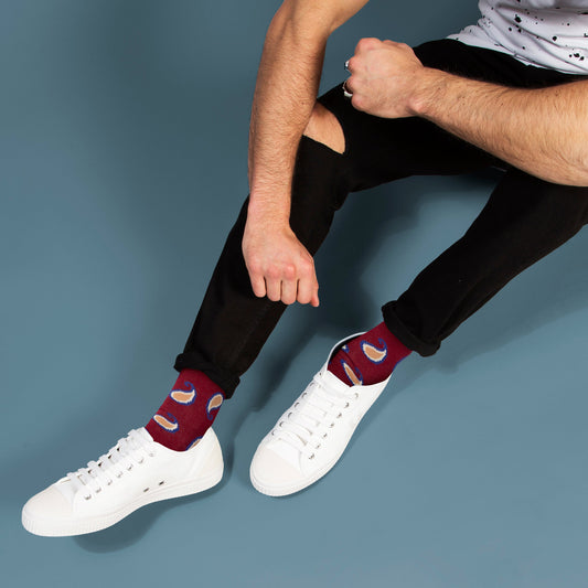 Paisley Design Organic Cotton Socks