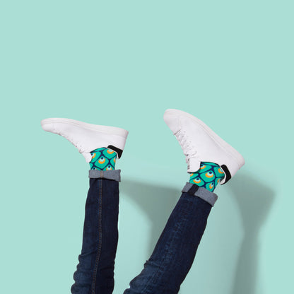 Peacock Organic Cotton Socks - Premium Design