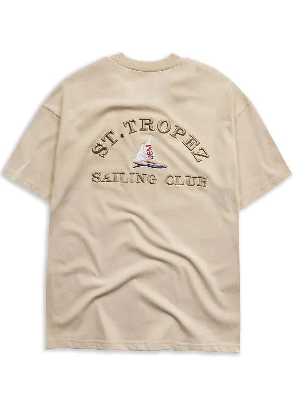 ST. Tropez T-Shirt – Off-White - Bascora