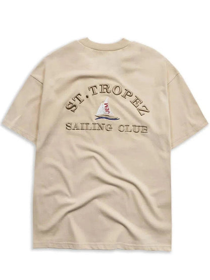 ST. Tropez T-Shirt – Off-White - Bascora