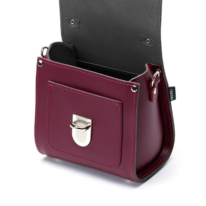 Handmade Leather Sugarcube Handbag – Oxblood