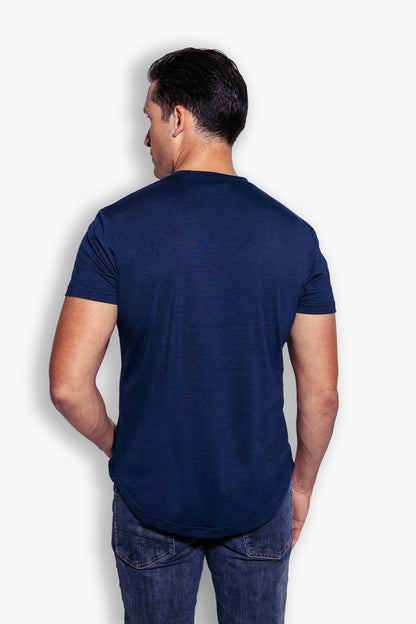 The Actor T-shirt | Navy - Bascora