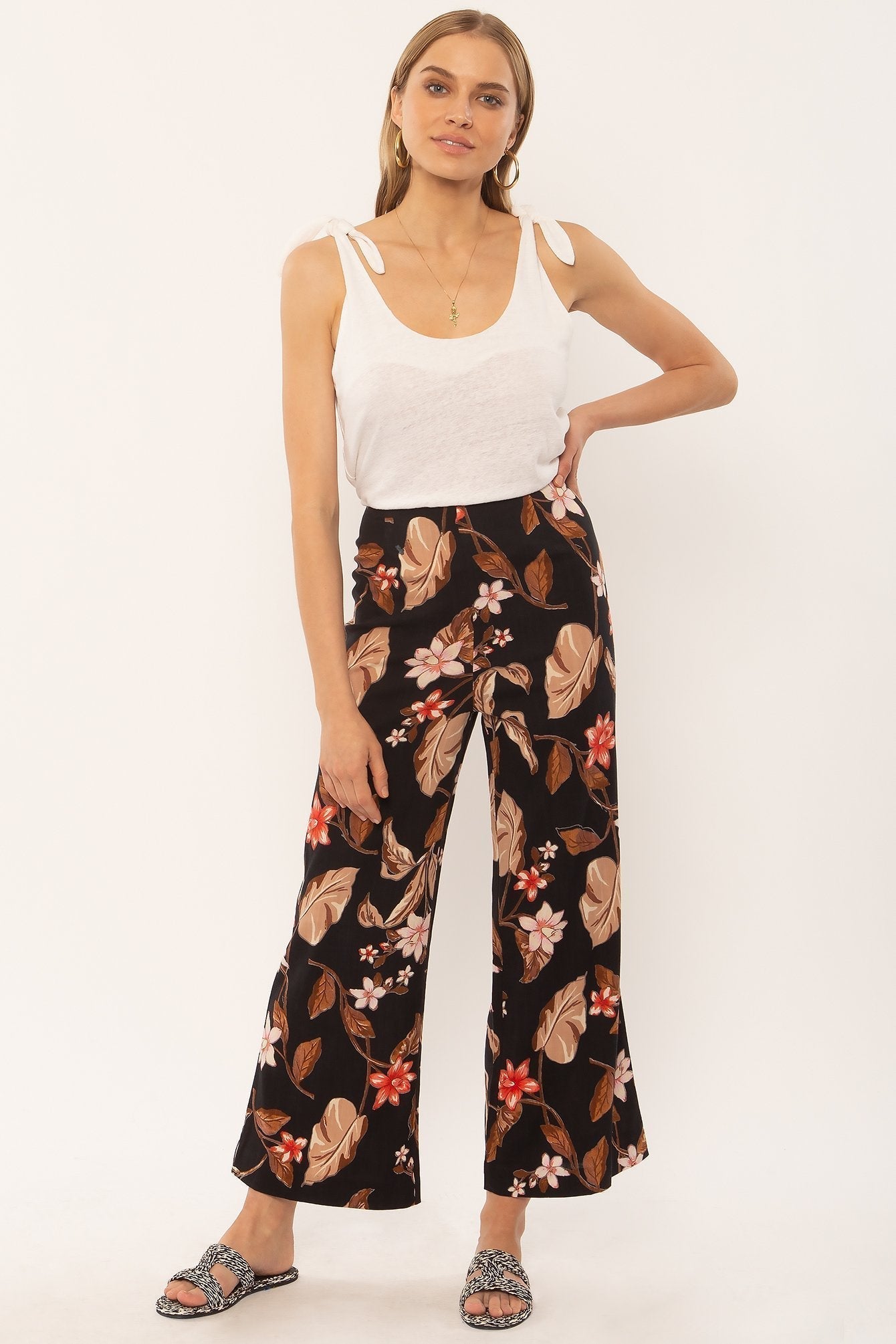The Amuse Society Coco Woven Pant - Bascora