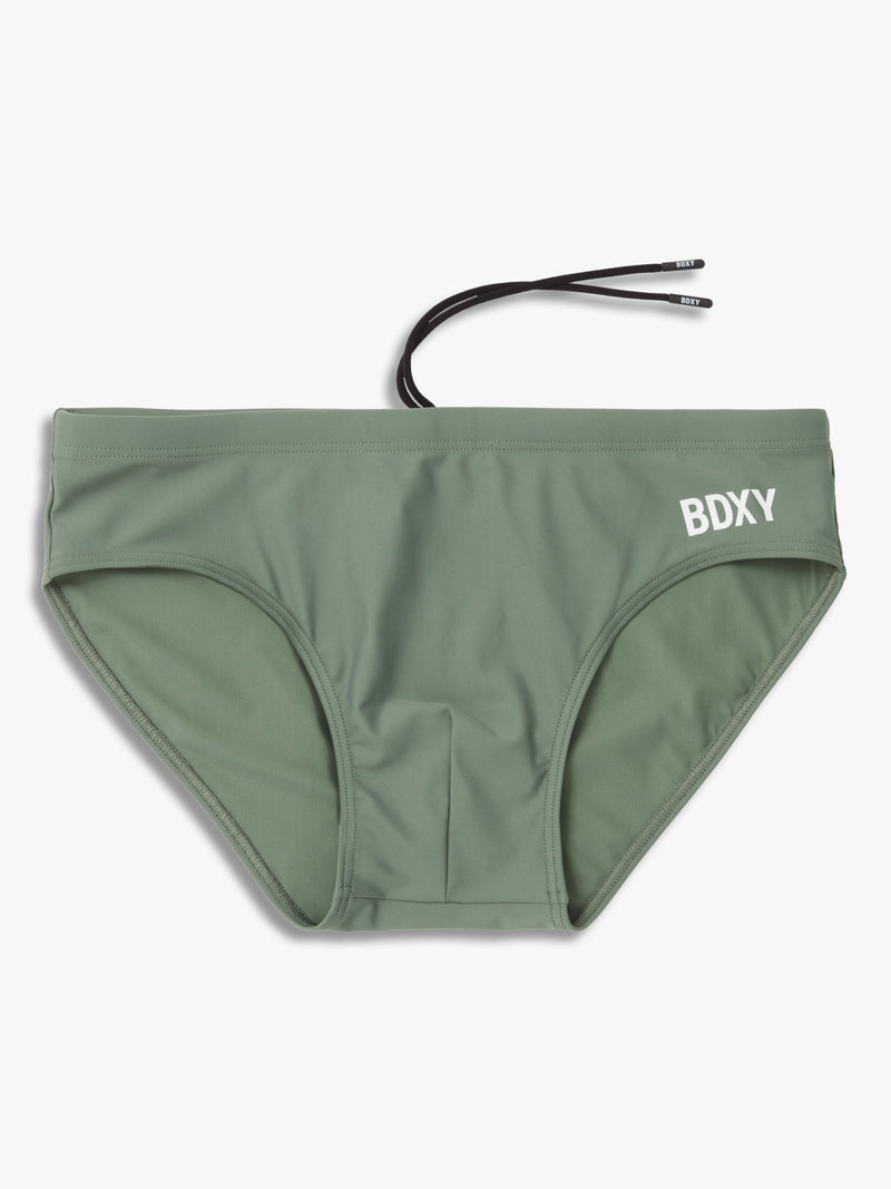 The Atmos Swimbrief | Army Green - Bascora