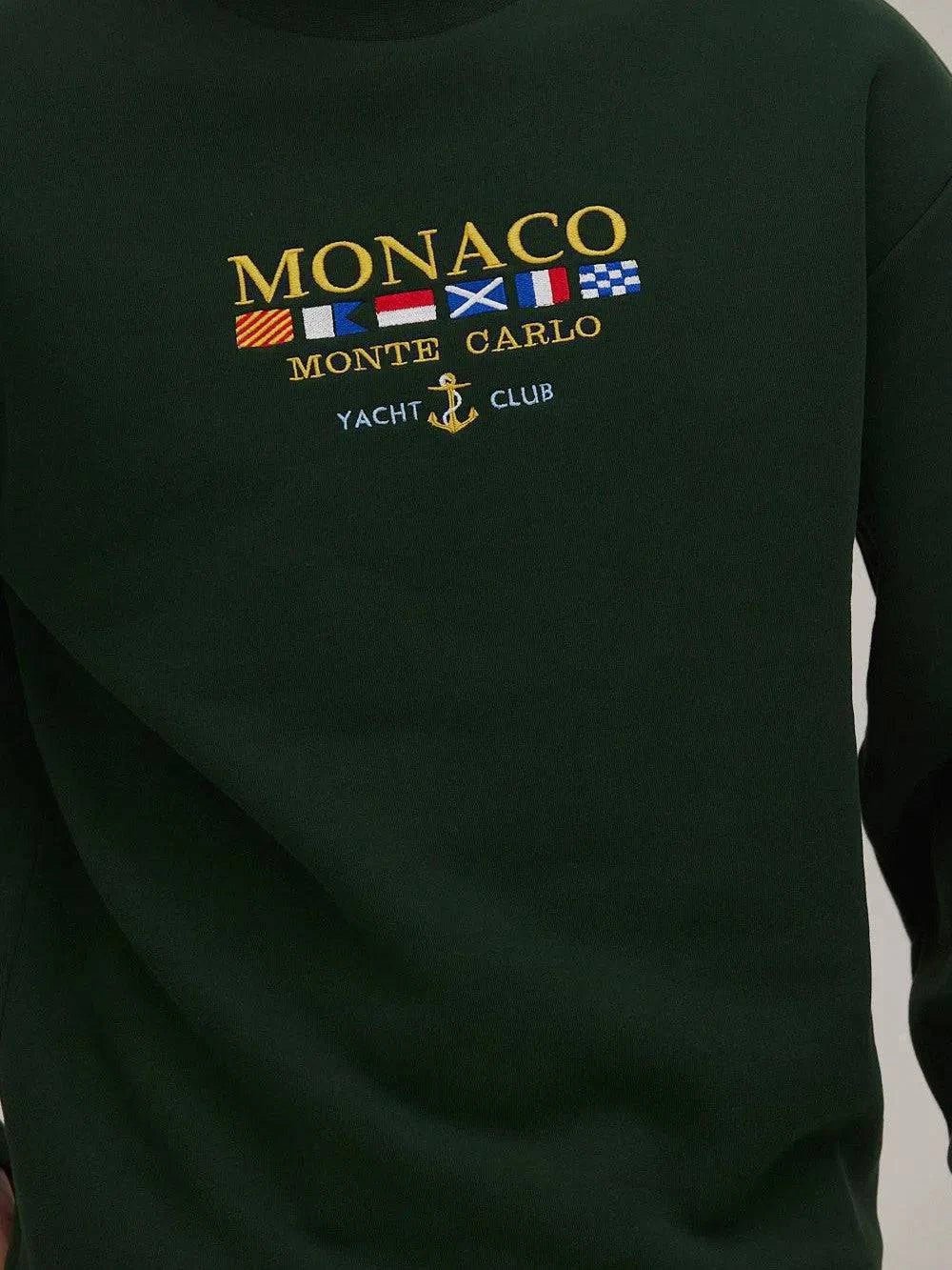 The Black Monaco Vintage Sweatshirt - Bascora