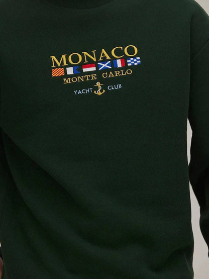 The Black Monaco Vintage Sweatshirt - Bascora