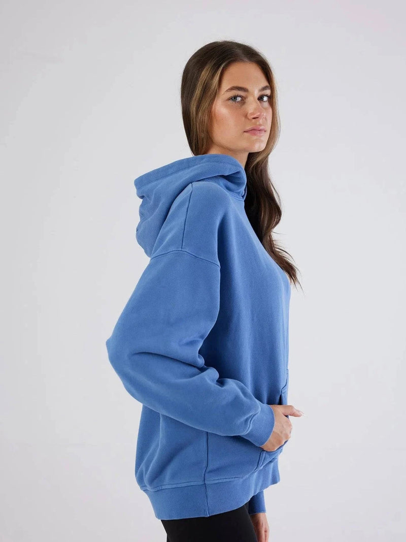The Blue Positano Heavyweight Hoodie - Bascora