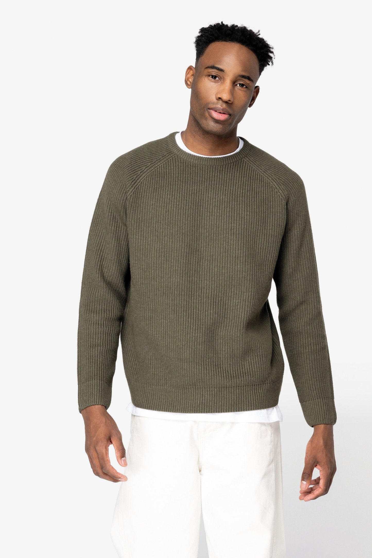 The Chunky Knit Sweatshirt – Organic & Recycled - Bascora
