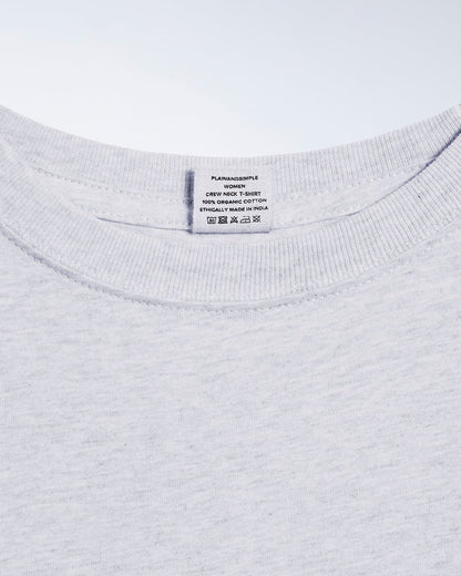 The Crew Neck Tee – Organic Cotton - Bascora