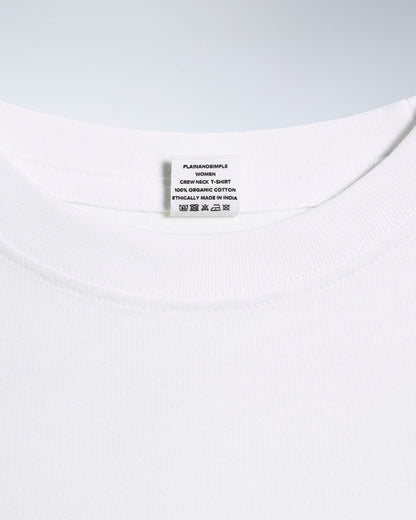 The Crew Neck Tee – Organic Cotton - Bascora
